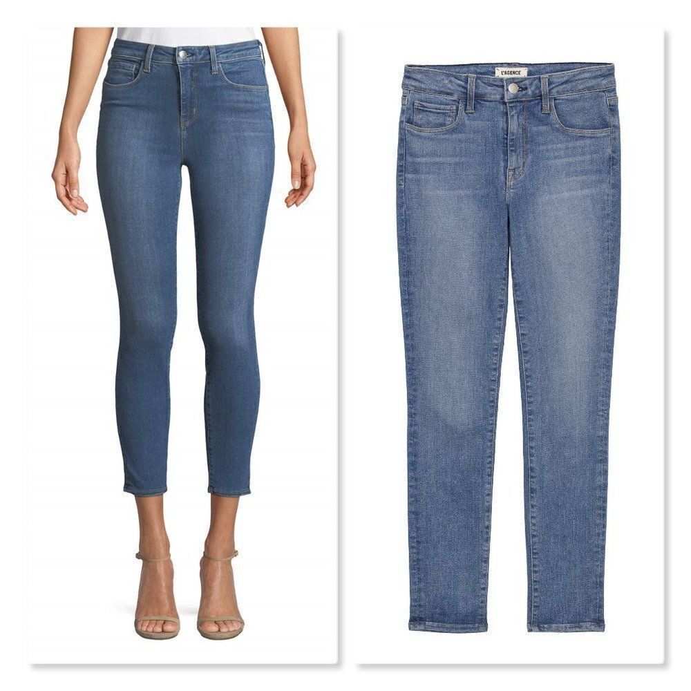 L'AGENCE Margot High-Rise Skinny Ankle Jeans sz 27